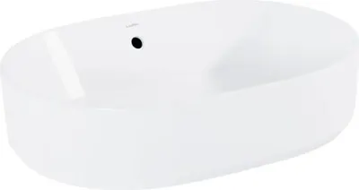 Produktbild von LAUFEN Aufsatzwaschbecken LIDA 55 x 39 cm weiß glänzend H812LI10001091
