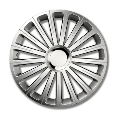 Produktbild von 4 STK 15 Zoll Radical Pro silber PETEX Radkappen Radzierblenden Satz PKW Auto