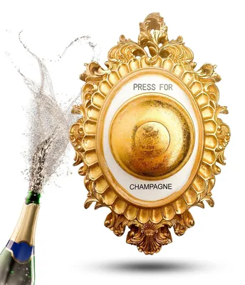 Produktbild von Champagnerfarbene Wanddekoration in Gold