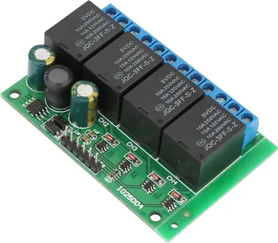 Obrázok produktu pre 4 kanály Flip Flop Low Pulse Trigger Self locking Relay Module 6-24VDC