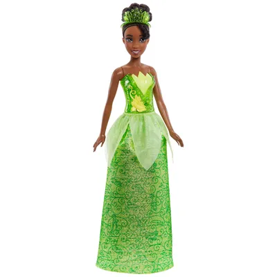 Produktbild von Disney Princess Disney Prinzessin-Spielzeug, Tiana-Modepuppe mit Accessoires, Modepuppe, Weiblich, 3 Jahr(e), 279,4 mm, 150 g, Grün