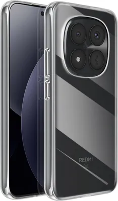 Imagen del producto de Funda de silicona ultradelgada y resistente a golpes para Redmi Note 15 Pro Plus, transparente