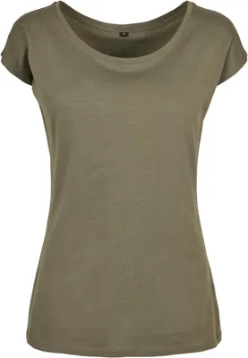 Immagine prodotto di Build Your Brand Basic - T-shirt a collo largo per donna