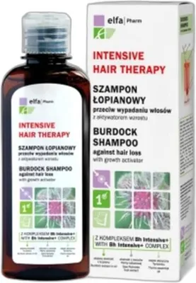 Produktbild von Elfa Pharm Intensiv Pflege Shampoo mit Klettenwurzelextrakt und Wachstumsaktivator gegen Haarausfall, 200 ml