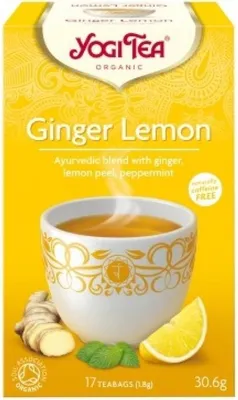 Image de GINGER LEMON TEA(17 x 1,8 g) 30,6 g - YOGI TEA