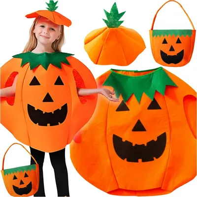 Produktbild von Kürbiskostüm für Kinder, Herbstballkostüm