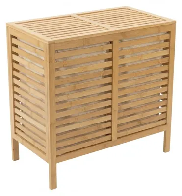 Produktbild von Doppelter Wäschekorb, Bambus MOA, 90 l