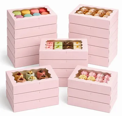 Immagine prodotto di Set di 20 scatole per biscotti con finestra