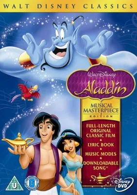 Produktbild von Disney Aladdin, Zeichentrickfilm/Cartoon, DVD, Englisch, 2D, 07/07/2008, 1 Disks