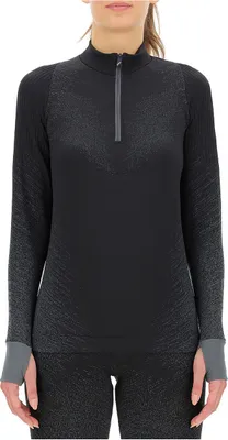 Produktbild von UYN Exceleration langarm Laufshirt Damen black/cloud M