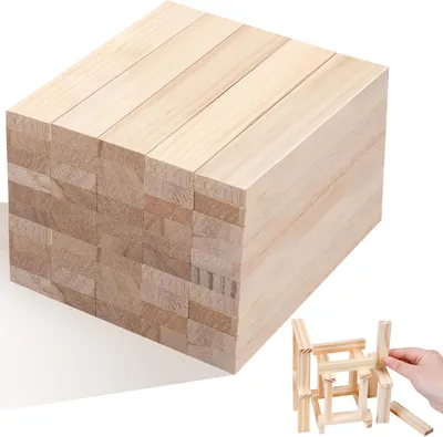 Imagen del producto de Palitos de madera para manualidades, 50 unidades, 22 x 8 x 160 mm