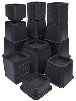 Obrázok produktu pre Postele s výškou 30 cm - Nastaviteľné - Čierne