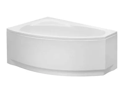 Produktbild von Badewanne Eckbadewanne 150x90 Links mit AcrylSchürze, Ablaufgarnitur & Füßen GRATIS | Komplettset 4in1 Original Acryl Wanne Siphon | BADLAND FRIDA