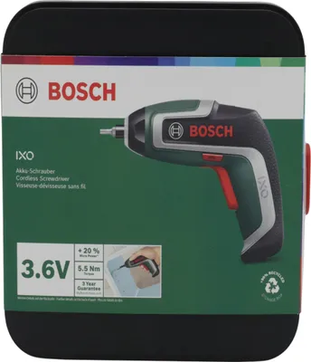 Produktbild von Akkuschrauber IXO 7 Basic, 3,6Volt (grün/schwarz, Li-Ionen Akku 2,0Ah)