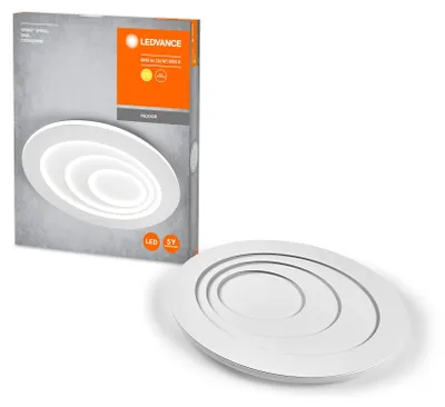 Produktbild von Ledvance ORBIS SPIRAL OVAL LED Deckenleuchte, weiß, 63W, 5500lm, 720mm Durchmess