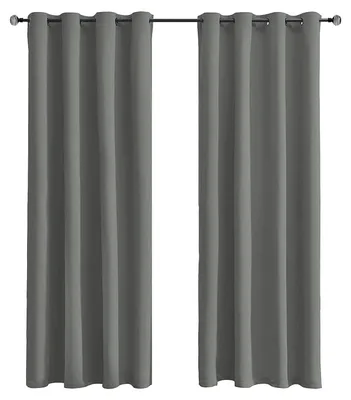 Productafbeelding van Zwarte Blackout Gordijn 120 x 150 cm met Oogjes