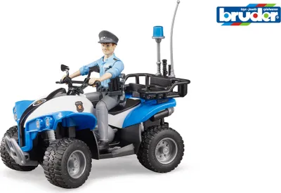 Produktbild von Bruder 63010 Polizei-Quad mit Polizistin und Ausst