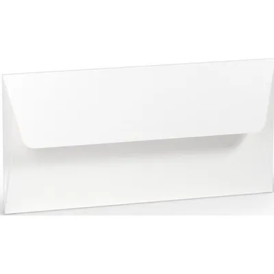Productafbeelding van Enveloppen, formaat DIN lang, 100 g/m², wit, verpakkingseenheid = 5 stuks