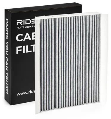 Produktbild von RIDEX 424I0649 Innenraumfilter Pollenfilter für VW Polo Schrägheck (6R1, 6C1) Aktivkohle