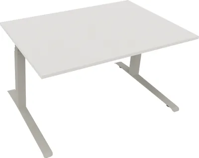 Produktbild von Sitz-/Stehtisch Kufe Doppels. Quad. B1400xT900xH645-1275 si/Weiß