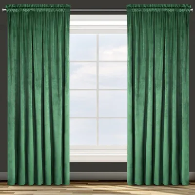 Produktbild von Eurofirany ROSA Vorhang 135x300 Kräuselband Grün