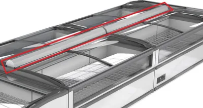 Immagine prodotto di Congelatore a pozzetto Combisteel, bianco, larghezza 2500 mm