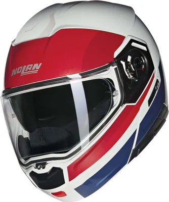 Produktbild von Modular Helm NOLAN N90-3 Roboto 345 Weiß Rot Blau größe L