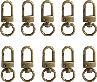 Produktbild von INF Verschlusshaken-Set - 10 Stück,  Bronze