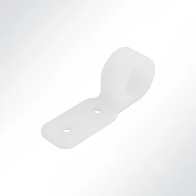 Produktbild von Lysel® Kunststoff Planenhaken geschlossen, (BxL) 20x63mm in Weiß (1 Stück)