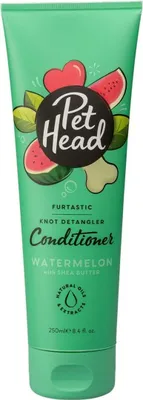 Image de Pet Head Furtastic Dog Conditioner fr pour poil long et bouclé | Scent de pastèque | Hydrate et démêle le poil | Ingrédients naturels | Convient aux chiots et aux chiens | 250ml