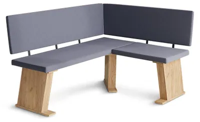 Obrázek produktu pro Lavice do jídelny do rohu Vicco Rivon Zlatý mocný dub/Antracit 150 x 120 cm Levý roh, Model 66874