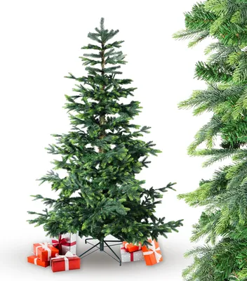 Produktbild von BonTree Fichte künstlicher Weihnachtsbaum ohne LED Christbaum : 210 cm : Baum