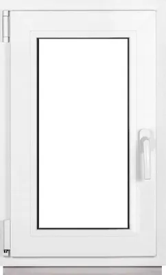 Obrázek produktu pro Framex sklepní okno PVC okno bílé Šířka x výška 45 x 80 cm (450 x 800 mm) dvojité (32 mm) otočné/sklopné DIN levé - Premium - Všechny velikosti