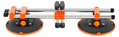 Image de Naadzetter, lot de 2 - Ventouses de 152 mm - Capacité de charge de 240 kg - Acier inoxydable