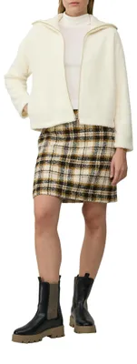 Produktbild von S. Oliver Sweatshirt Jacke WHITE 38