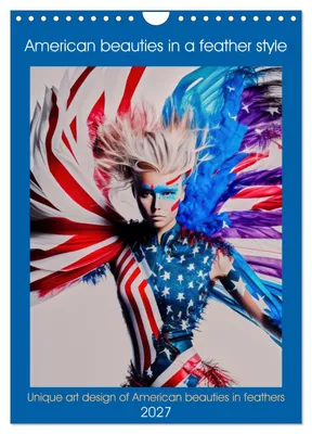 Produktbild von Amerikanische Schönheiten im Federstil (Wandkalender 2027, DIN A4, Hochformat), CALVENDO 12-Monats-Wandkalender