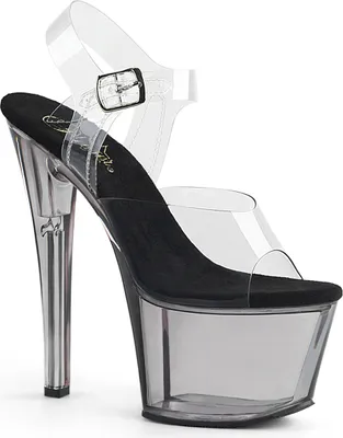 Produktbild von SKY-308T Damen Sandale von Pleaser, Transparent EU 36, US 6
