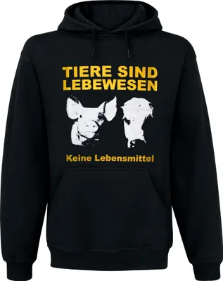 Produktbild von Tiere sind Lebewesen - Kapuzenpullover