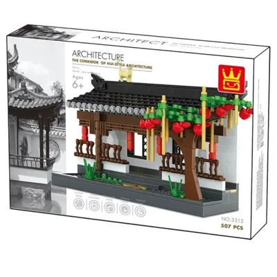 Produktbild von WANGE The corridor of Hui-Style Architecture, Bausatz, 6 Jahr(e), ABS, 507 Stück(e)