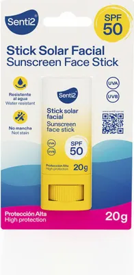 Image de SENTI2 Stick solaire pour le visage SPF50 20g