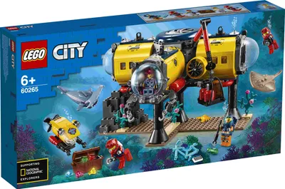 Zdjęcie produktu dla LEGO City Ocean Exploration Base Deep Sea Set, Zestaw do budowania, 6 lat(a), 497 szt., 955 g