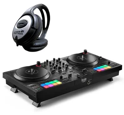 Image de Contrôleur DJ Hercules DJ Control Inpulse T-7 avec casque