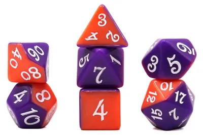 Produktbild von Würfelset Fable: Rapunzel (Orange/ Violet) (7)