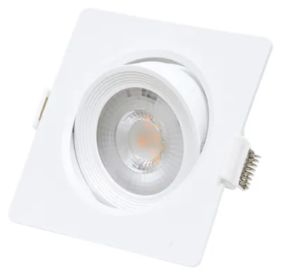Zdjęcie produktu dla Ecolite LED-DLS-5W/4100 SMD kwadratowa z regulacją kąta świecenia 5 W, IP20, 520 lm, 2700 K