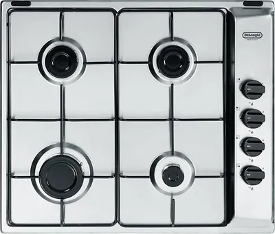 Immagine prodotto di De Longhi YAL 46 ASV Piano Cottura Da Incasso 58 cm Gas 4 Fornelli Acciaio Inossidabile