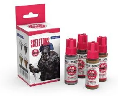 Produktbild von AK Interactive AK17511 - Skeletons (Quick Gen Set) 4x 18ml - Neu