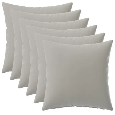 Produktbild von vidaXL Kissenbezug 6 pcs HEERLEN Grau 40 x 40 cm Polyester