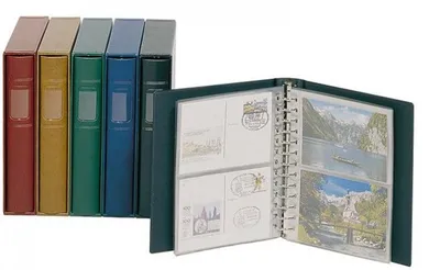Produktbild von Lindner 1103K - B Postkarten-Album CLASSIC-blau
