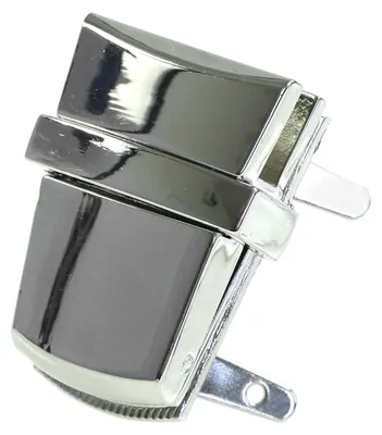 Metall Mappenverschluss Steckverschluss Mappenschloss 27x38mm, silbern