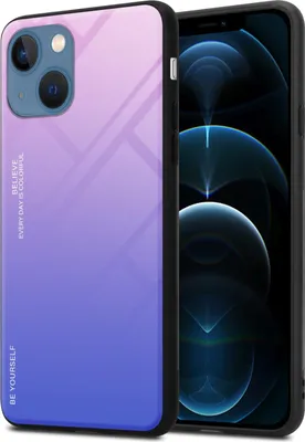 Immagine prodotto di Cadorabo Custodia per Apple iPhone 13 Custodia protettiva in nero Custodia per cellulare Custodia in TPU Custodia Cover Case Vetro temperato